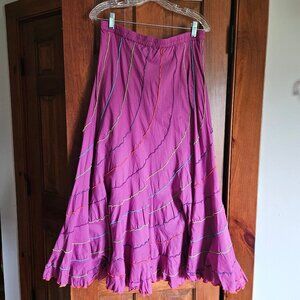 NWT Zashi Colorful Skirt Sz L